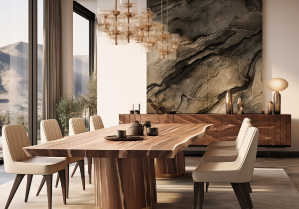 stylish dining room 